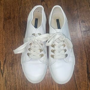 Tommy Hilfiger TWLUXE.R sneakers • Leather • White with gold details